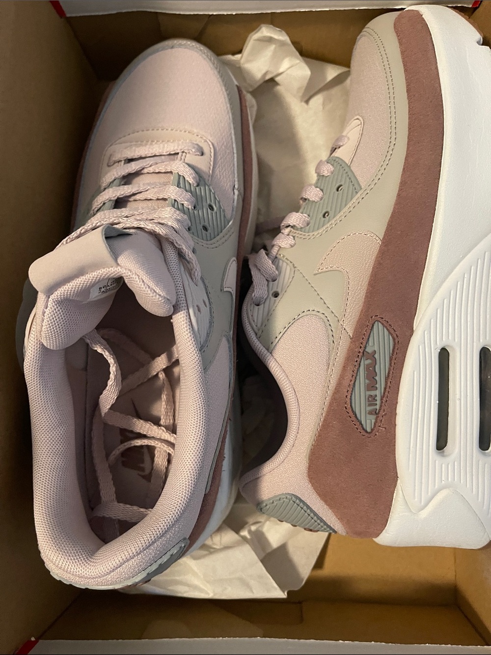 Nike Women's Air Max in Light Pink and Mauve